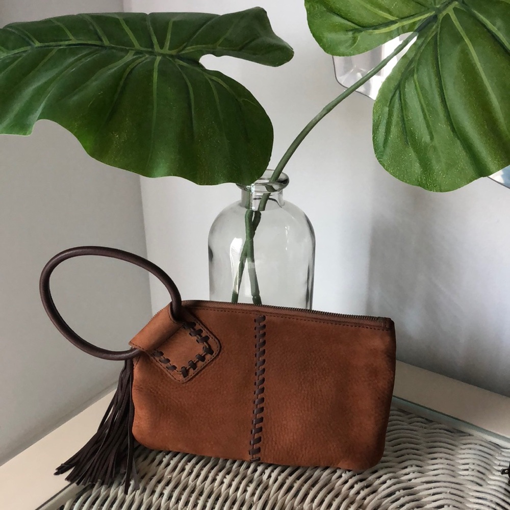 Hobo clutch/ wristlet Bag